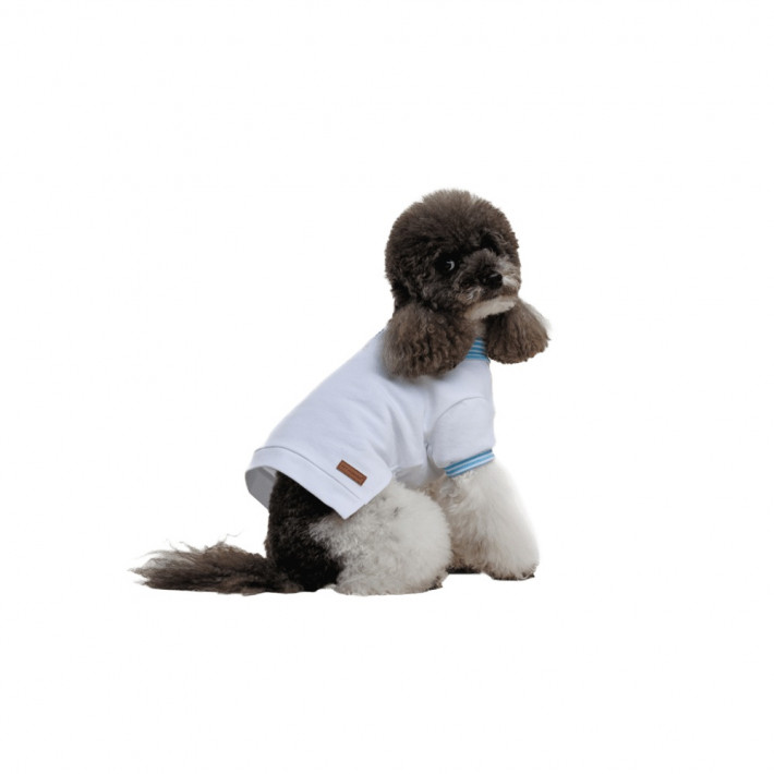 Футболка Pet Fashion Polo для собак XXS, біла - фото №2