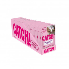 Набор влажного корма Catch! 3 вида мяса с овощами 24х85г