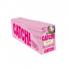 Влажный корм Catch! с индейкой и овощами 24х85г
