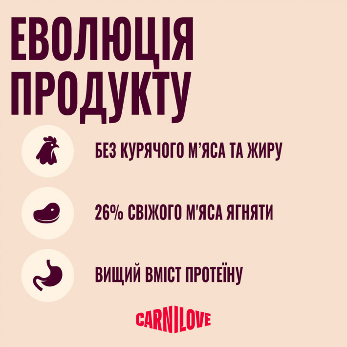 Сухий корм Carnilove Active Lamb & Wild Boar для собак (ягня та дикий кабан), 1,5 кг - фото №7