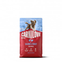 Корм Active Salmon & Turkey для цуценят Carnilove 4 кг