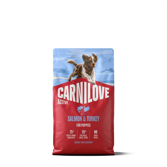 Сухий корм для цуценят Carnilove Active Salmon & Turkey (лосось та індичка), 4 кг