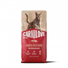 Корм Carnilove Active Lamb & Wild Boar Sterilised для стерилізованих котів 6 кг