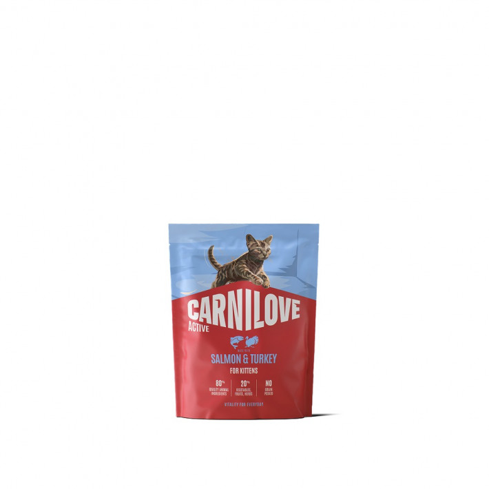 Корм сухой Carnilove Active Salmon & Turkey Kitten для котят (лосось и индейка), 400 г