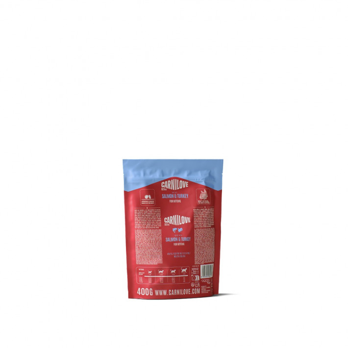 Корм сухой Carnilove Active Salmon & Turkey Kitten для котят (лосось и индейка), 400 г - фото №2