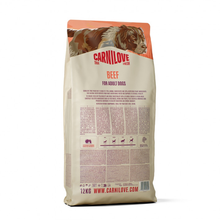 Сухий корм для собак Carnilove True Fresh Beef з яловичиною, 12 кг - фото №2