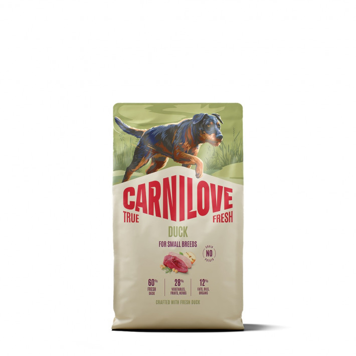 Сухий корм Carnilove True Fresh Duck Small Breed для собак малих порід з качкою, 4 кг