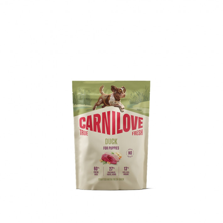 Сухий корм для цуценят Carnilove True Fresh Puppy з качкою