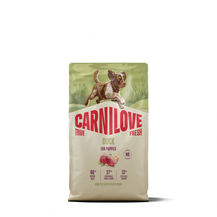 Сухий корм для цуценят Carnilove True Fresh Puppy качка, 4 кг