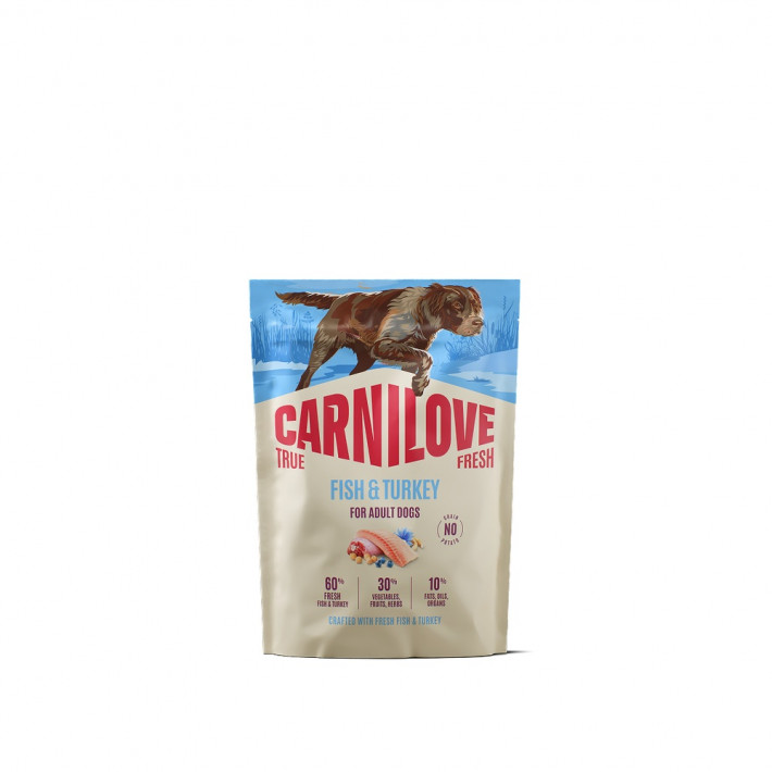 Корм сухий Carnilove True Fresh Fish & Turkey для собак (риба та індичка), 1,5 кг