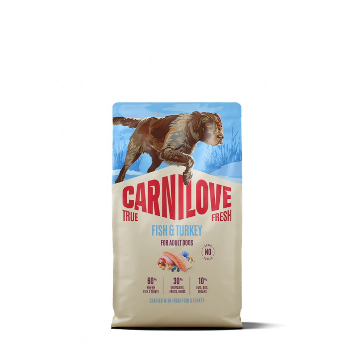 Сухий корм для собак Carnilove True Fresh Fish & Turkey (риба та індичка), 4 кг