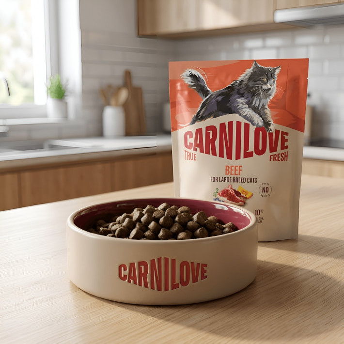 Сухий корм Carnilove True Fresh Beef Sterilised для стерилізованих котів з яловичиною, 400 г - фото №8