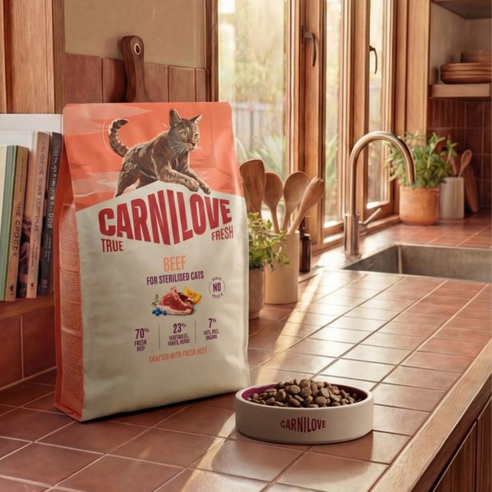 Сухой корм Carnilove True Fresh Beef Kitten для котят с говядиной, 2 кг - фото №8