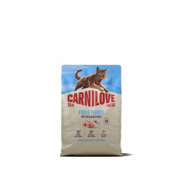 Корм Carnilove True Fresh Fish & Turkey Sterilised для стерилізованих котів, риба та індичка, 2 кг