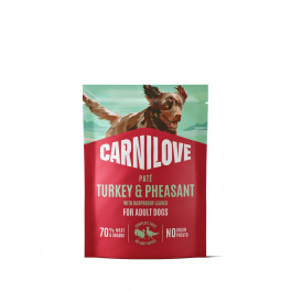 Паштет Carnilove Turkey & Pheasant з листям малини 300 г