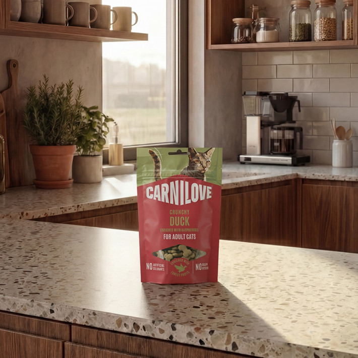 Хрусткі ласощі для котів Carnilove Crunchy Snack Salmon with Catnip (лосось та котяча м'ята), 50 г - фото №7