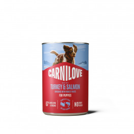 Вологий корм-паштет Carnilove Salmon & Turkey для цуценят 400 г
