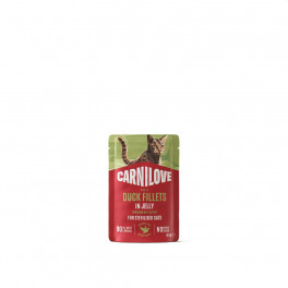 Вологий корм Carnilove Jelly Duck with Catnip Sterilised 85 г