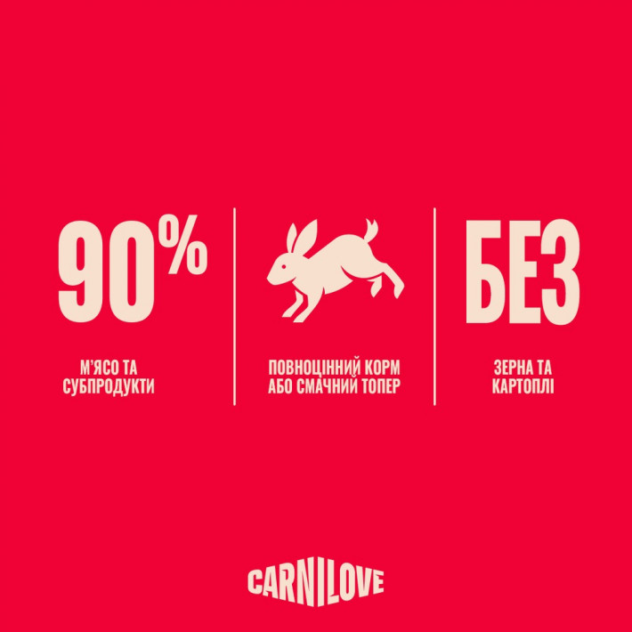 Вологий корм Carnilove Jelly Rabbit with Marigold для котів (кролик та календула в желе), 85 г - фото №6