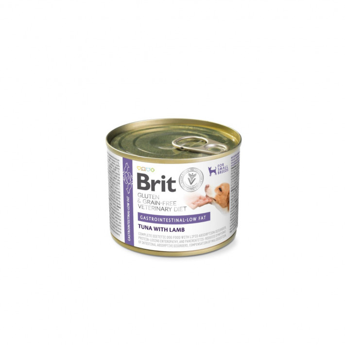Влажный лечебный корм Brit VetDiet Gastrointestinal-Low Fat для собак с низким содержанием жира