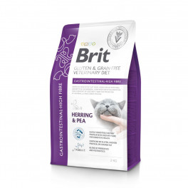 Корм Brit VetDiet Cat Gastrointestinal High Fibre с сельдью 2 кг