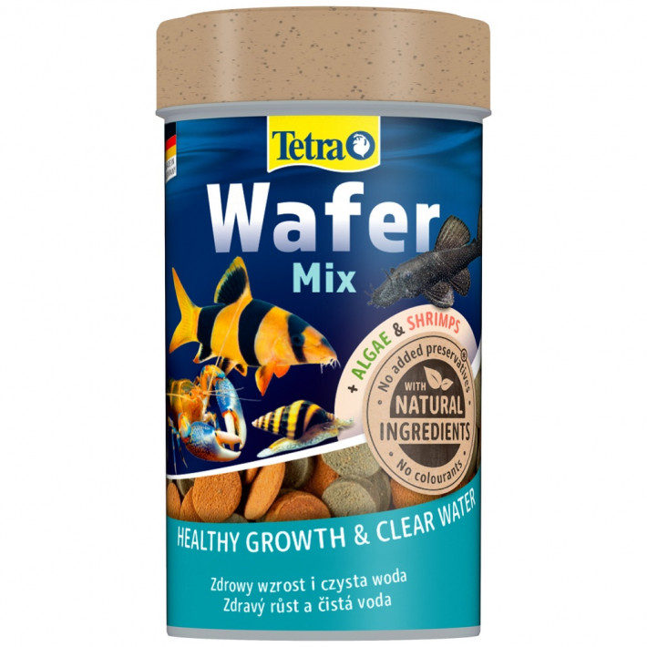 Корм Tetra Wafer Mix для аквариумных донных рыб (таблетки), 48г/100мл - фото №3