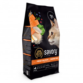 Корм для кошенят Savory Kitten Fresh Salmon with Marine Fish 400г