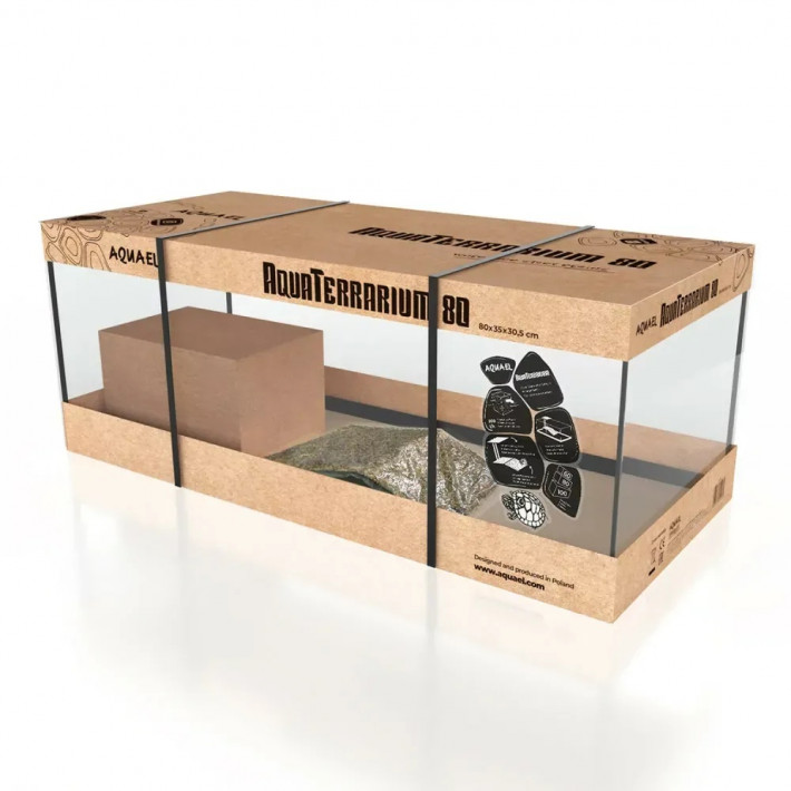 Акватераріум Aquael Aqua Terrarium 80 скляний 800х350х305 мм - фото №2