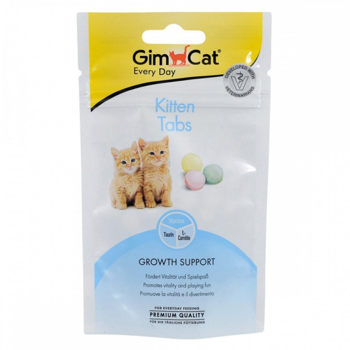 Вітаміни для кошенят GimCat Every Day Kitten, таблетки, 40 г