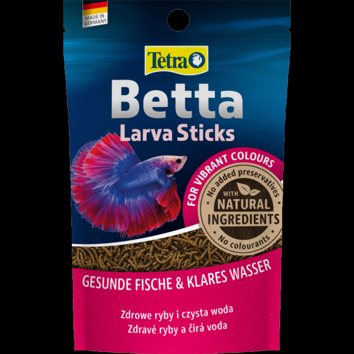 Сухой корм Tetra Betta Larva Sticks для рыбок-петушков (палочки), 5 г - фото №4