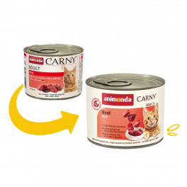 Вологий корм Carny Adult Beef яловичина 200 г Animonda