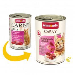 Вологий корм Animonda Carny Adult Multi Meat Cocktail 400 г
