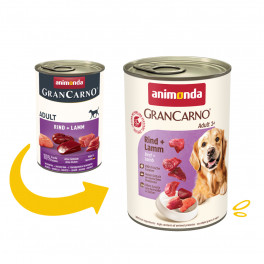 Корм вологий GranCarno Adult Beef & Lamb Animonda 400 г