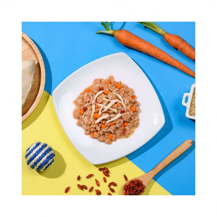 Влажный корм для щенков Moochie Superfood Healthy Growth с курицей, 85 г - фото №2