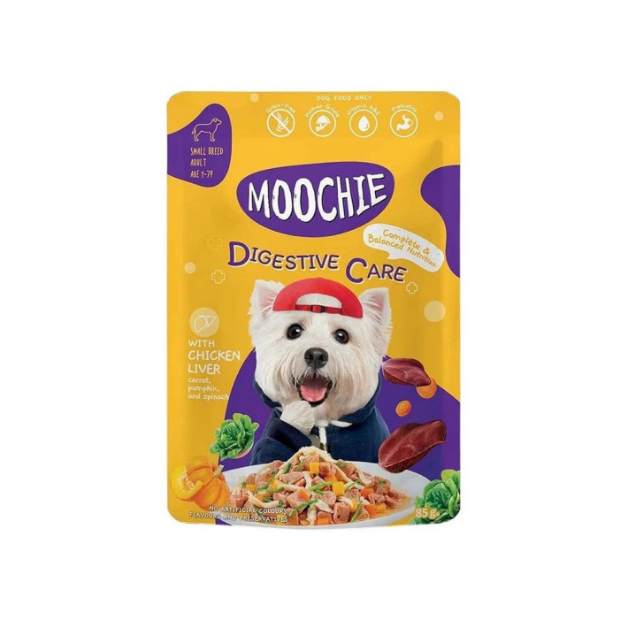 Влажный корм для собак Moochie Homestyle с куриной печенью и тыквой, 120 г