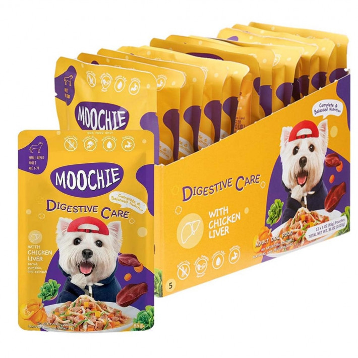 Влажный корм для собак Moochie Homestyle с куриной печенью и тыквой, 120 г - фото №3