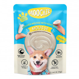 Влажный корм Moochie Mousse курица/козье молоко 70г