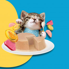 Влажный корм Moochie Kitten Mousee с тунцом и курицей 70г