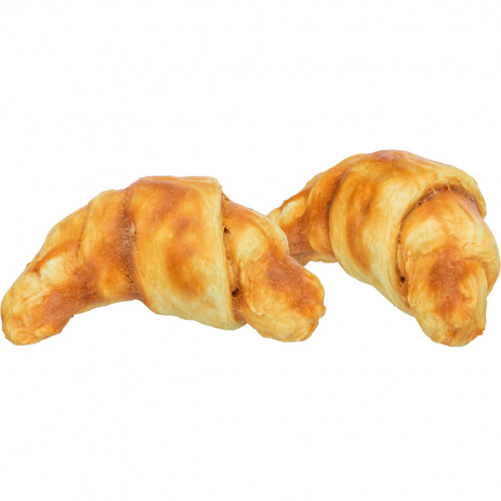 Лакомства для собак Trixie Denta Fun Croissants, коллагеновые круассаны с курицей, 80г - фото №4