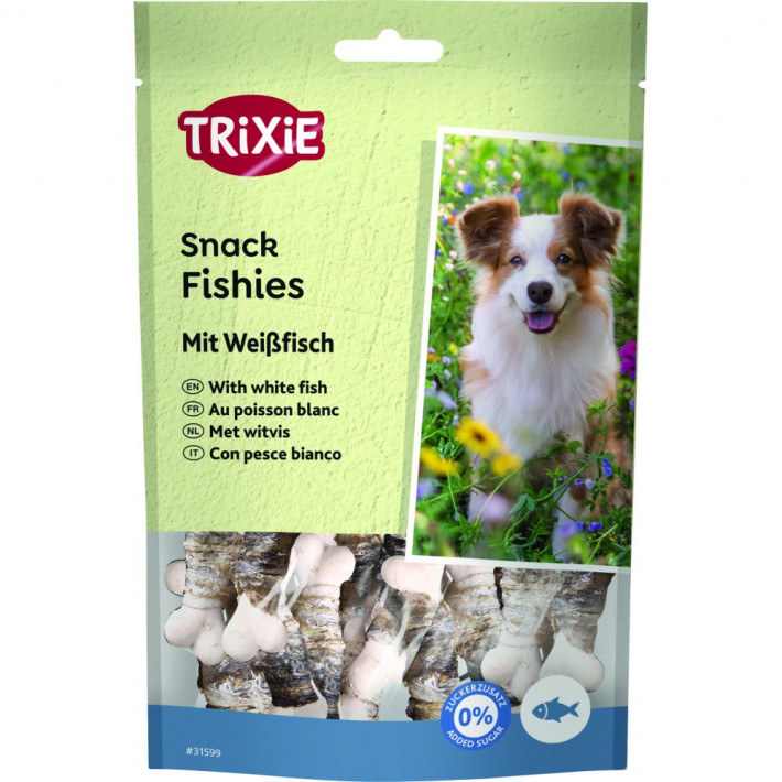 Лакомства для собак Trixie Fishies with Whitefish с белой рыбой, 100 г