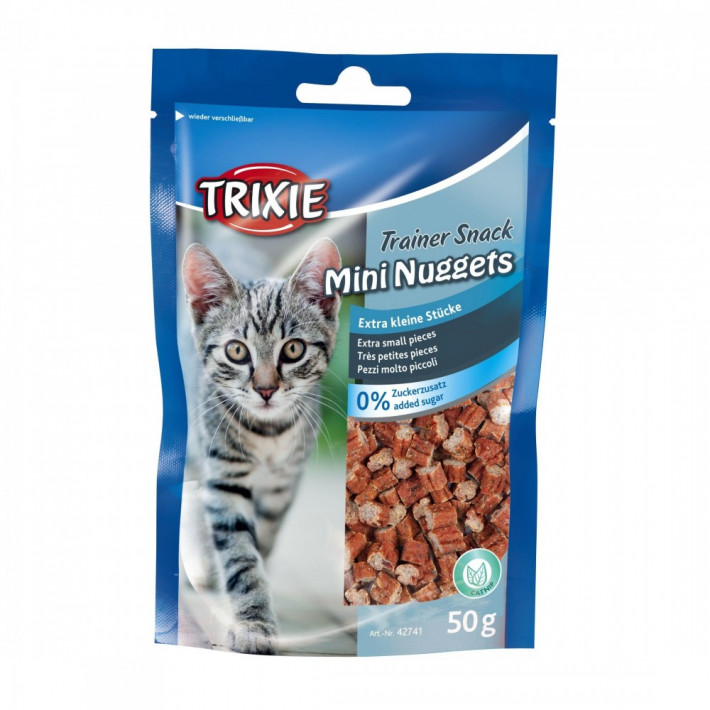 Лакомства Trixie Premio Trainer Snack Mini Fish Nuggets для кошек с тунцом и курицей, 50 г