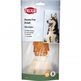 Косточка Trixie Denta Fun с курицей 120 г - фото №1