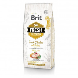 Корм Brit Fresh Chicken/Potato Adult для собак 12 кг