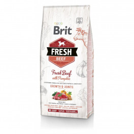 Корм Brit Fresh Puppy Large говядина/тыква 12 кг