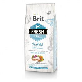 Корм Brit Fresh Fish/Pumpkin Adult Large для крупных собак