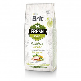 Корм Brit Fresh Duck/Millet Active Run and Work 12 кг