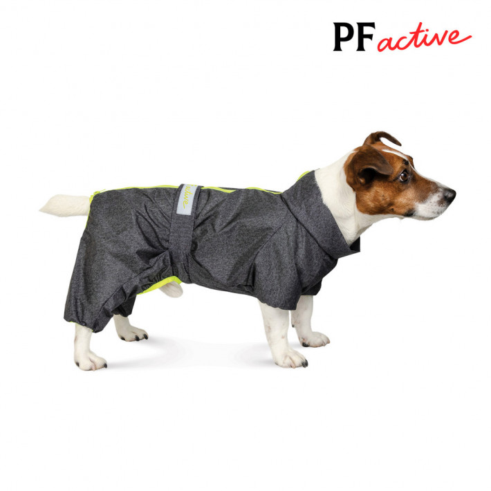 Комбинезон Pet Fashion RAIN для собак породы такса серый S - фото №2