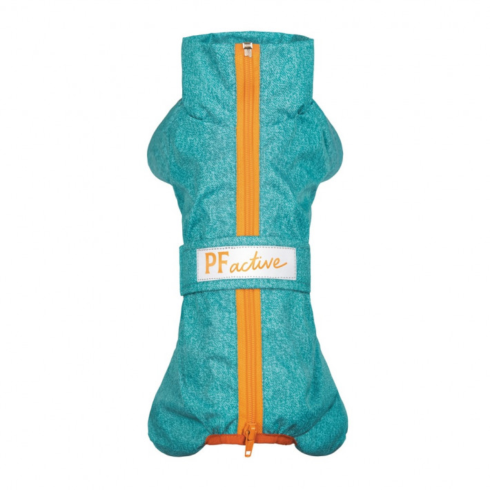 Водонепроницаемый комбинезон для собак Pet Fashion Rain, бирюза, 2XL