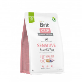 Корм Brit Care Dog Sustainable Sensitive рыба/насекомые 3 кг