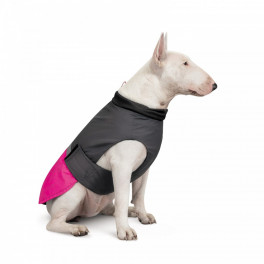 Попона Pet Fashion Roy 2XL малиновий/сірий